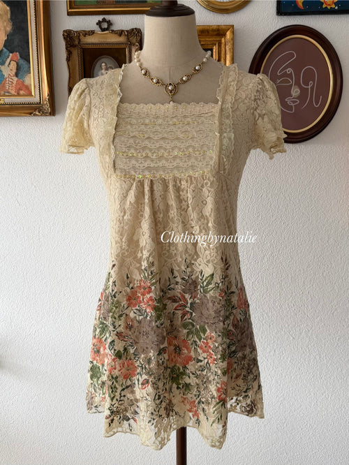 Boho Lace Blouse Size S