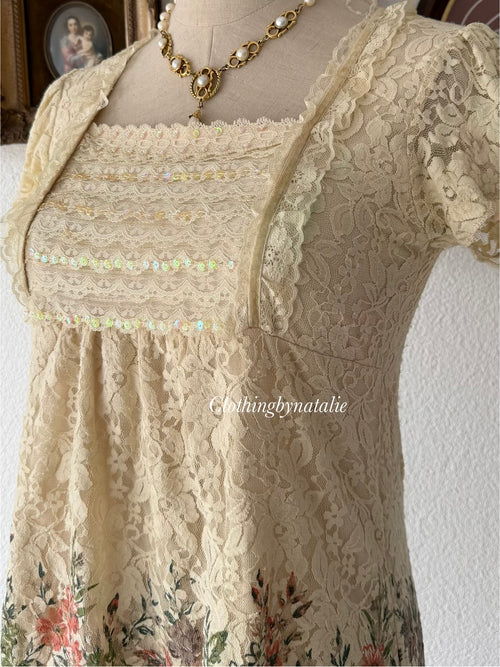 Boho Lace Blouse Size S