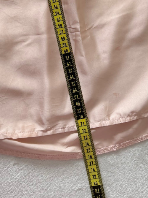 Soft Orange Satin Mini Dress Size S