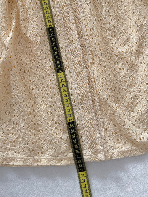 Yellow Lace Cardigan Size S