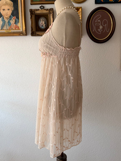 Fairy Embroidery Lace Slip Size S/M