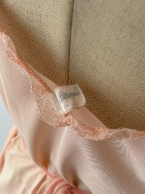 Artemis Orange Nylon Mini Gown Size M