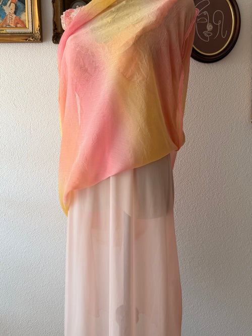 Vivien Ombré Chiffon Maxi Gown Size S/small M