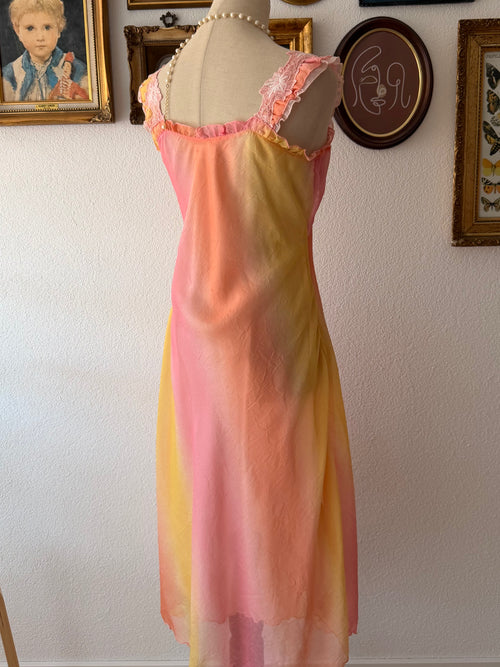 Vivien Ombré Chiffon Maxi Gown Size S/small M