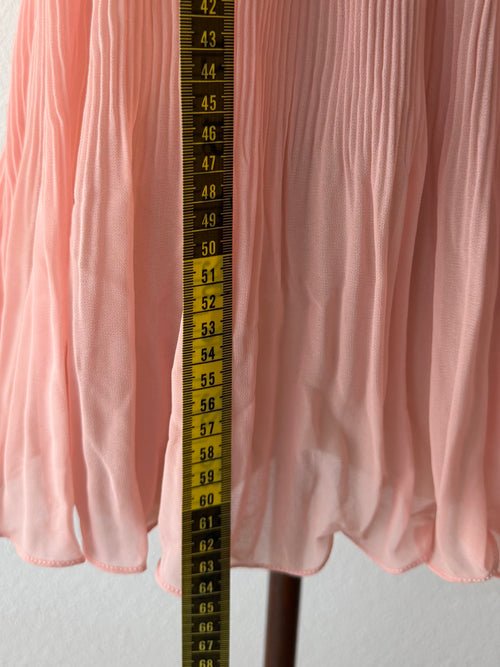 Coquette Pleated Chiffon Loungewear Set Size S