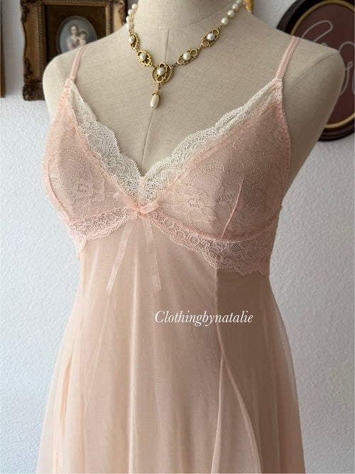 Fairy Orange Sheer Mesh Babydoll Size S