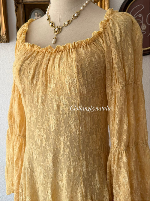 Escanté Stretchy Lace Babydoll Size M