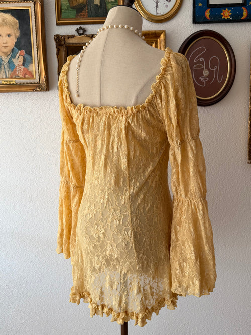 Escanté Stretchy Lace Babydoll Size M