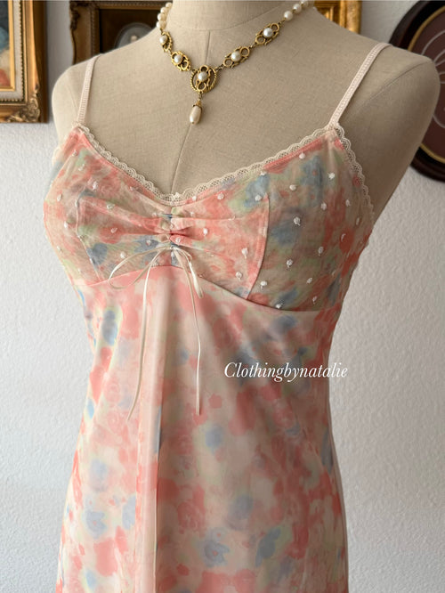Triumph Orange Nylon Mini Dress Size S