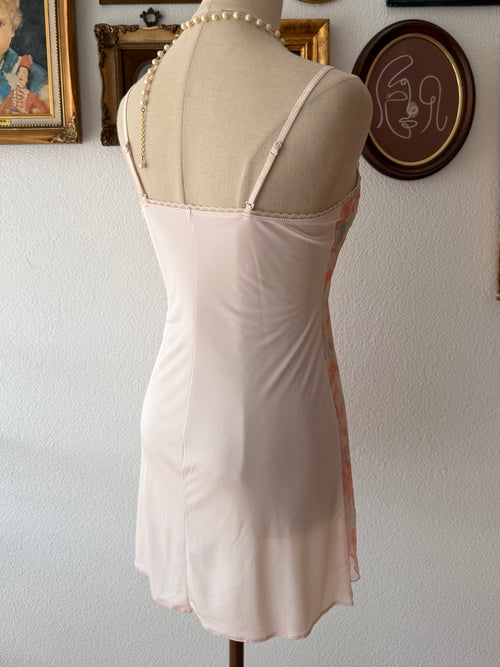 Triumph Orange Nylon Mini Dress Size S