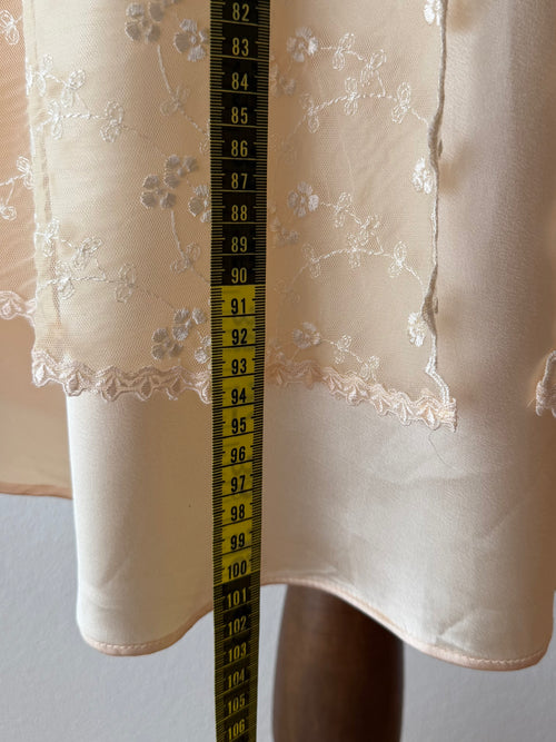Coquette Lace Satin Slip Dress Size S/small M