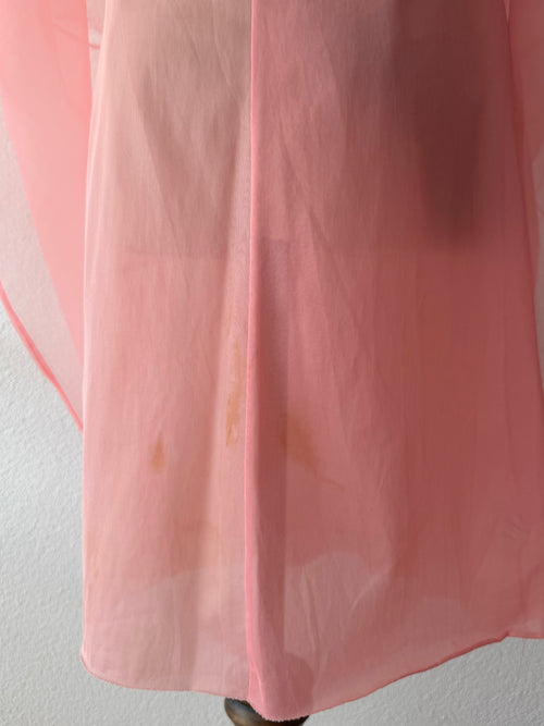 Van Raalte Orange Nylon Babydoll Size S
