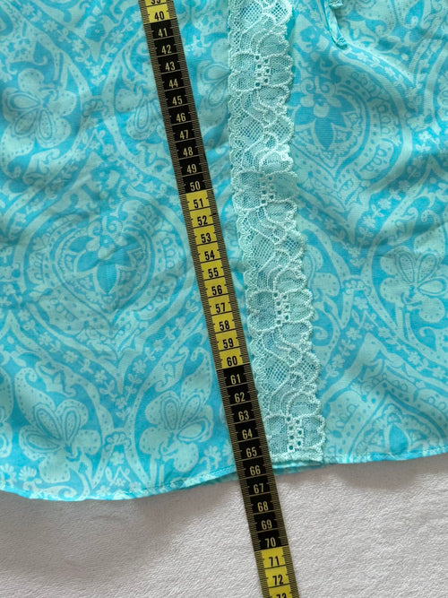 Victoria’s Secret Blue Chiffon Slip Size S