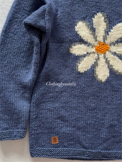 Pachamama Daisy Knit Sweater Size S/M