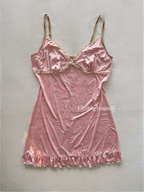 Soft Pink Nylon Slip Size M