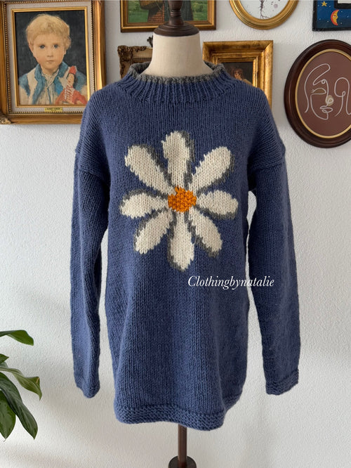Pachamama Daisy Knit Sweater Size S/M