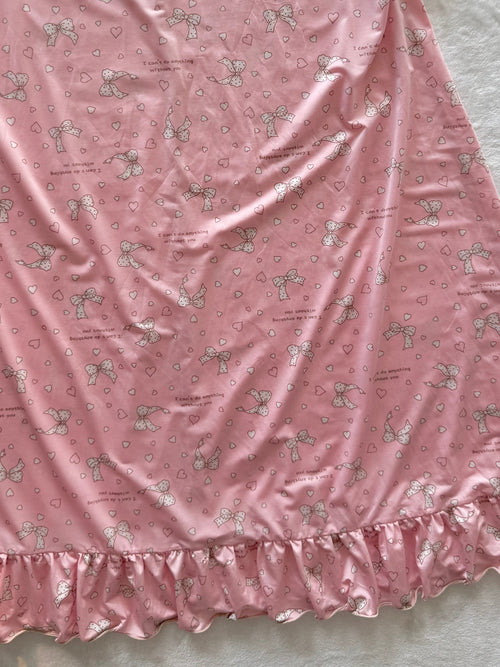 Soft Pink Nylon Slip Size M