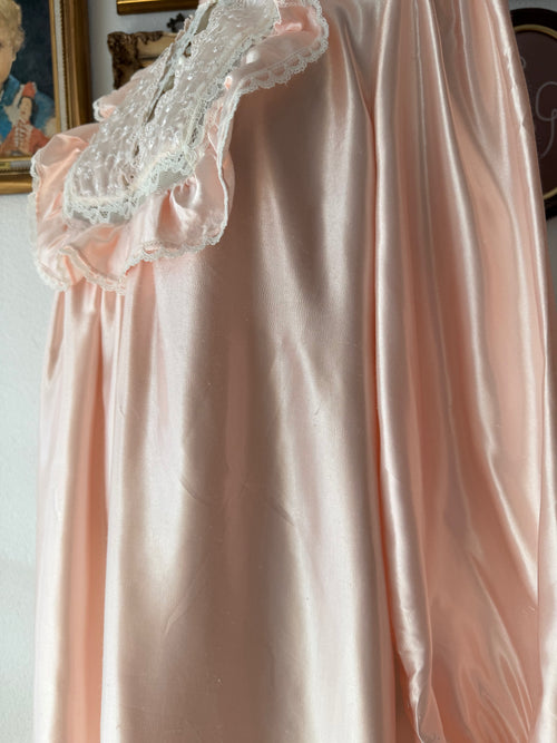 Ilise Stevens Maxi Satin Nightgown Size M