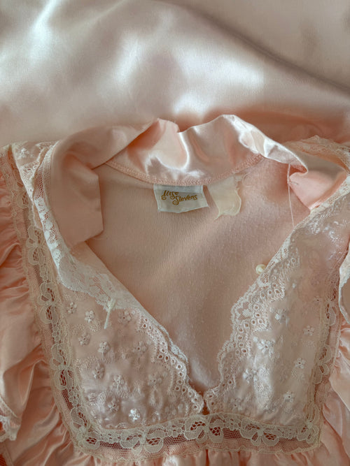 Ilise Stevens Maxi Satin Nightgown Size M