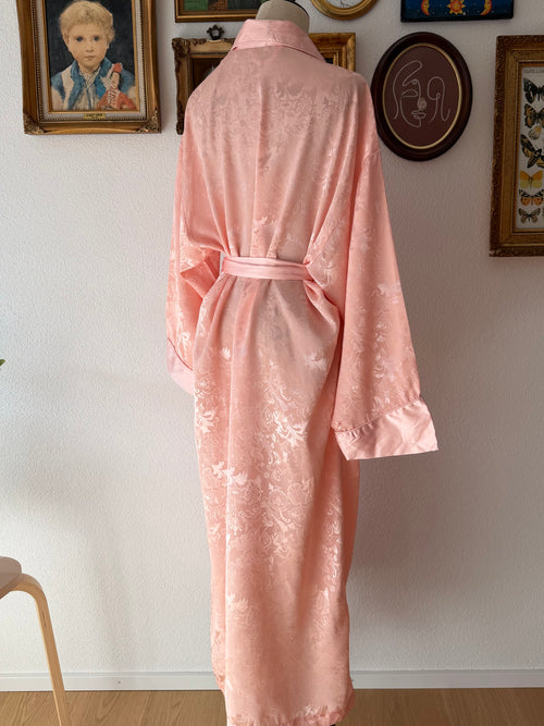 Victoria’s Secret Orange Brocade Satin Robe Size S/M/L