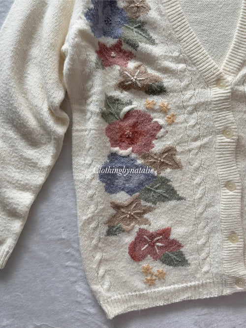 Alfred Dunner Knit Cardigan Size M