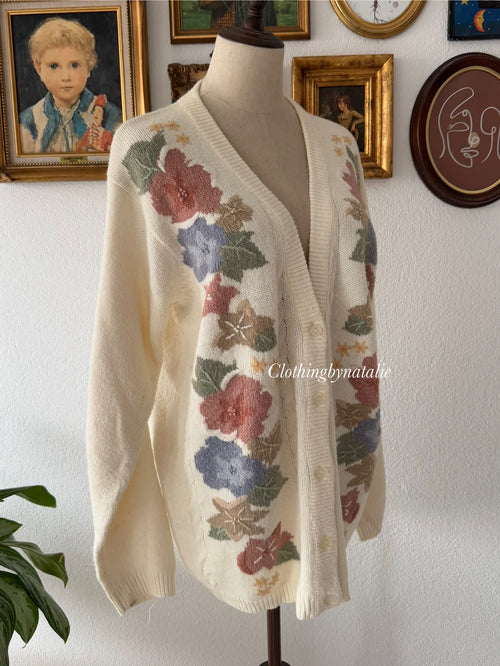 Alfred Dunner Knit Cardigan Size M