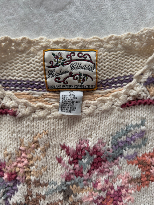 Vintage Heirloom Collectibles Sweater Size L