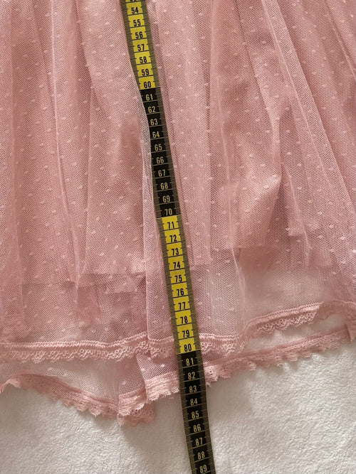 Fairy Pink Mesh Babydoll Size S/M
