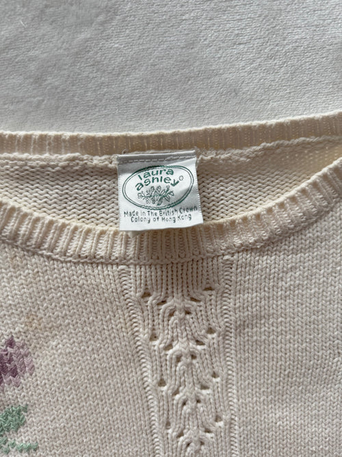 Vintage Laura Ashley Sweater Size S/M