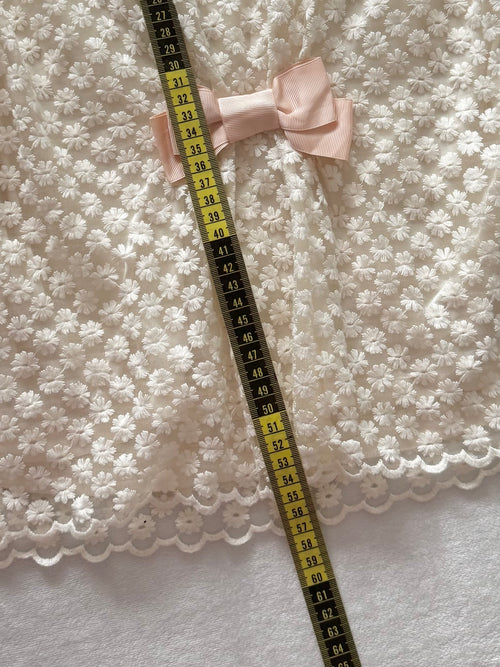 Coquette Cream Lace Blouse Size S