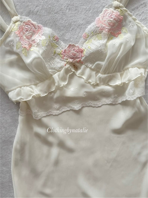 Fairy Yellow Chiffon Slip Size S