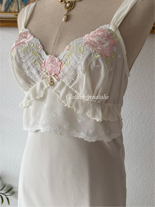 Fairy Yellow Chiffon Slip Size S