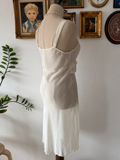 Fairy Yellow Chiffon Slip Size S
