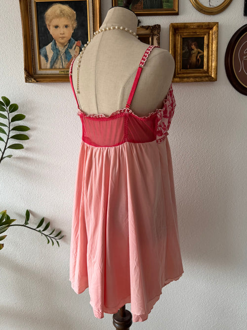 Soma Pink Nylon Babydoll Size L
