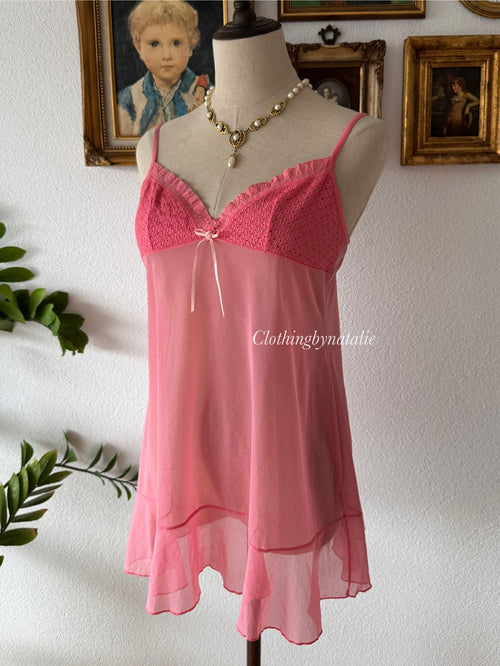 Victoria’s Secret Pink Mesh Slip Size S
