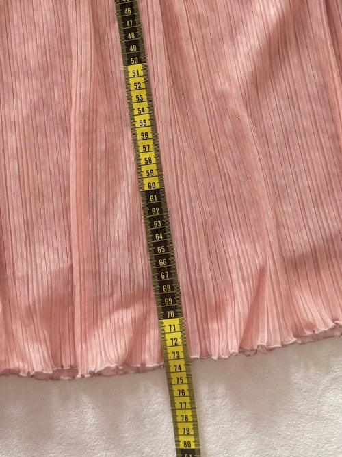 Coquette Nude Mesh Babydoll Size M