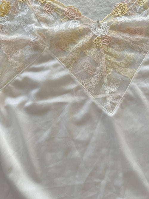 White Nylon Gown Size S