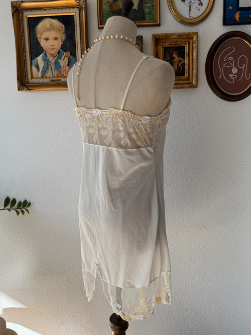 White Nylon Gown Size S