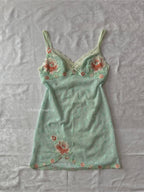 Sonore Mint Lace Slip Dress (S)