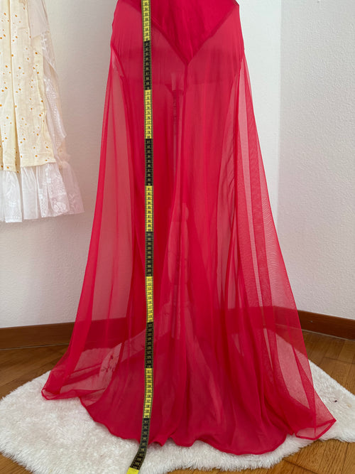 VS 100% Silk Red Slip (size M)
