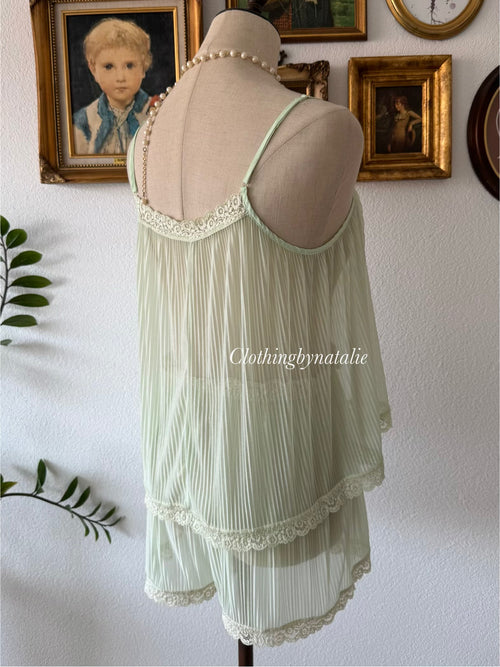 Green Sheer Mesh Lounge Set Size M