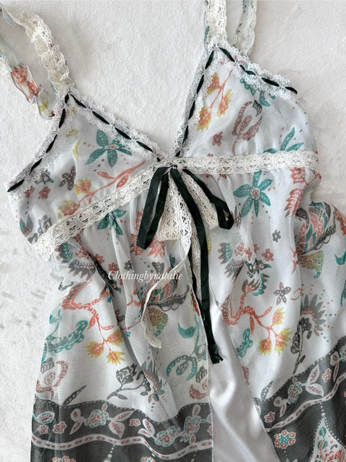 Boho Chiffon Babydoll (S/M)