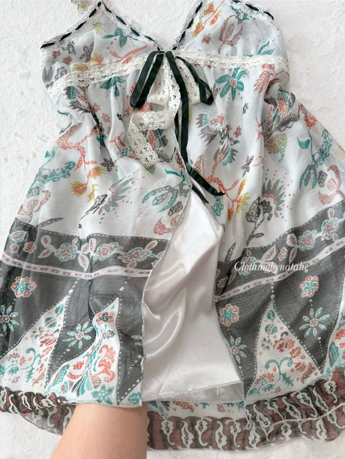 Boho Chiffon Babydoll (S/M)