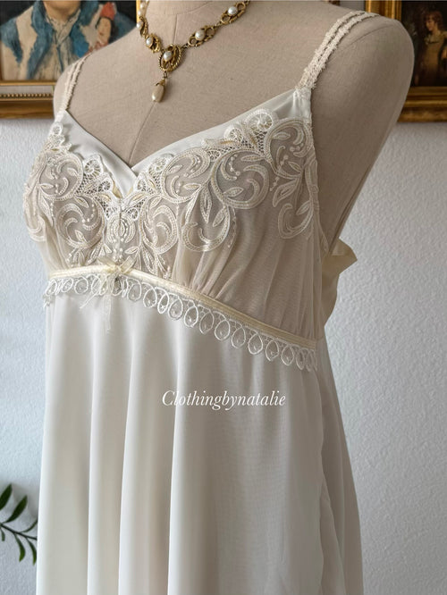 Fairy White Chiffon Babydoll Size M