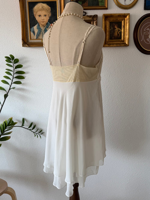 Fairy White Chiffon Babydoll Size M
