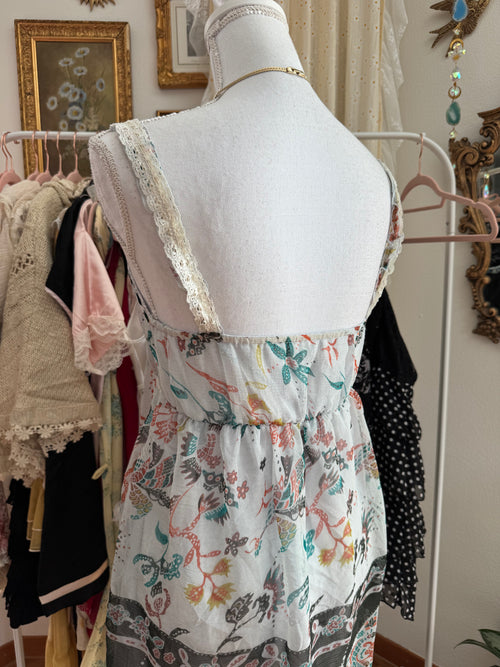 Boho Chiffon Babydoll (S/M)