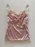 Pink Velvet Cami Size XS
