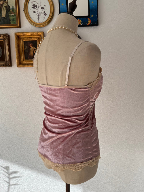 Pink Velvet Cami Size XS