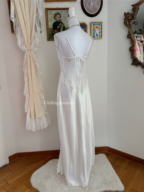 VS Pearl Sequin Maxi Dress (size M)