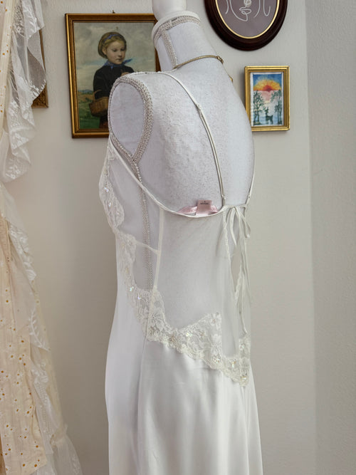 VS Pearl Sequin Maxi Dress (size M)